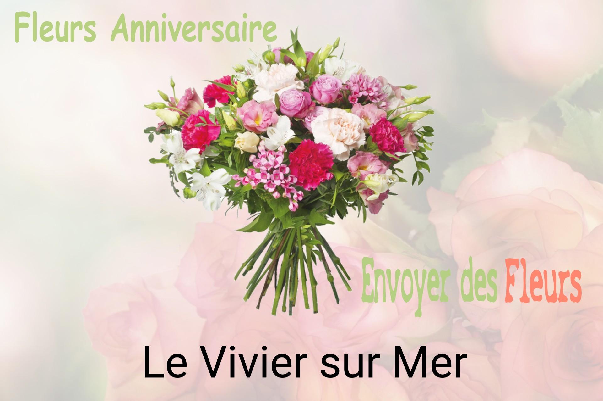 Bouquet de fleurs d’anniversaire livré à Le Vivier-sur-Mer