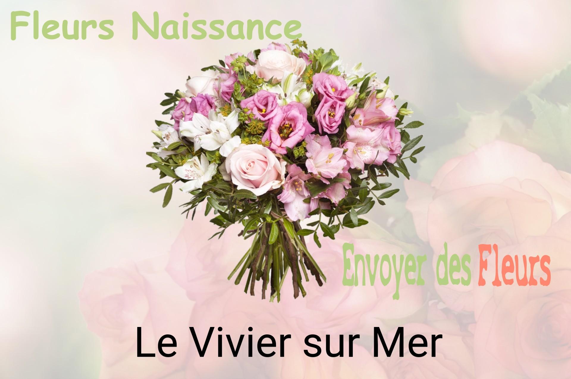 Bouquet de fleurs de naissance livré à Le Vivier-sur-Mer